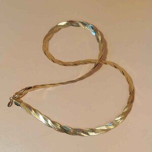 Vintage 14k GE B.C. Lind Braided Yellow Gold Chain